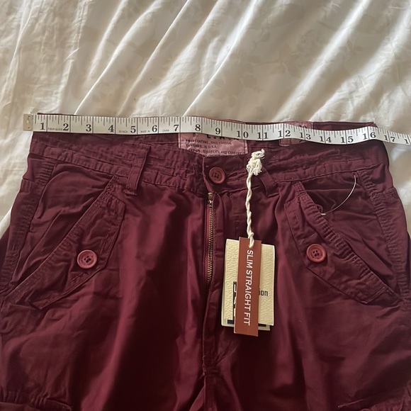 NWT burgundy LAB pants - Picture 9 of 9